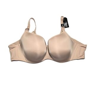 New Torrid Curve 46B Bra Balconette Beige Underwire Light Padding